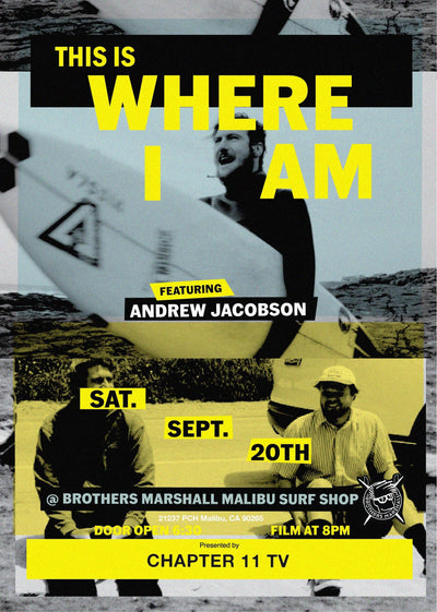 This Is Where I Am - A New Surf Film Featuring Andrew Jacobson