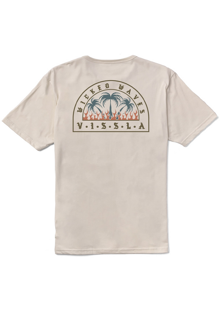 VISSLA☆INKED ORGANIC TEE コットン プリント 半袖 Tシャツ Vissla Inked Organic Tee | Pacific City